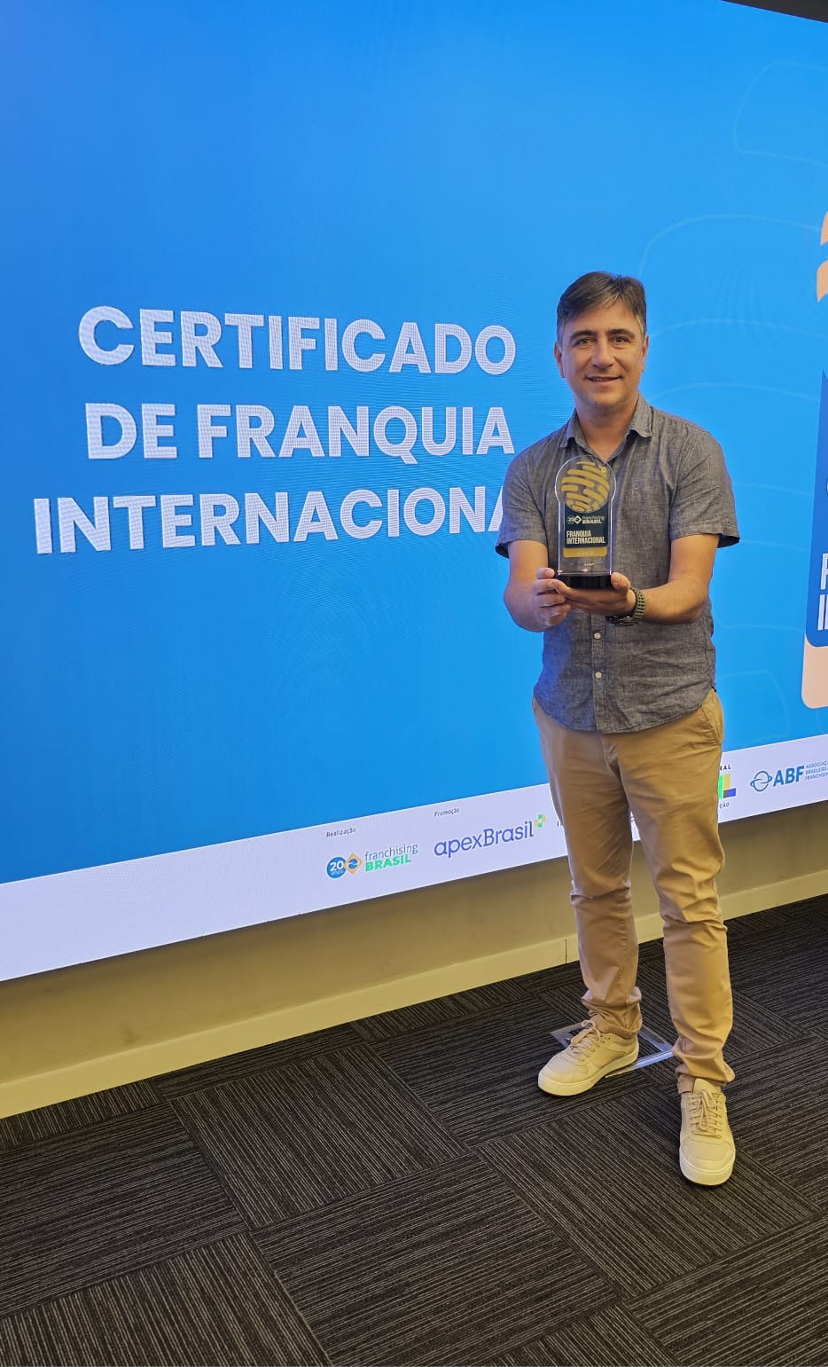 Leonardo Paixão — Certificado de Franquia Internacional, ABF / ApexBrasil